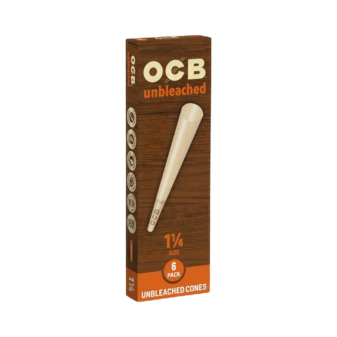 AFG - 1 1/4 - OCB UNBLEACHED Classic Cones