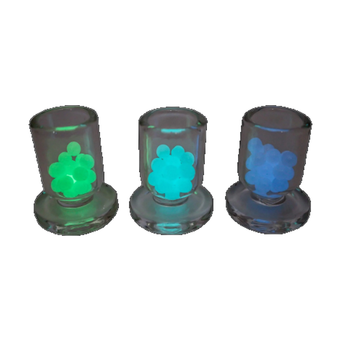 6mm - Glow in the dark - quartz terp beads