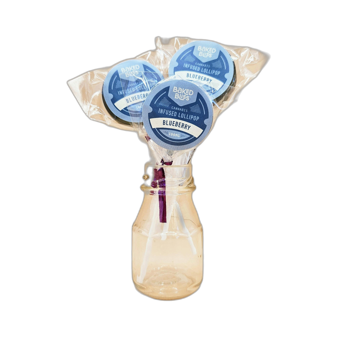 Baked Bliss-100mg Lollipop-Assorted Flavors