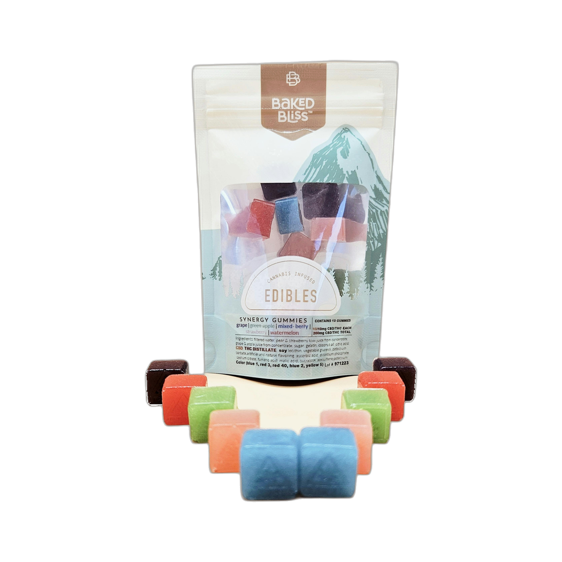 Baked Bliss-20/200mg Synergy (1:1) Gummies