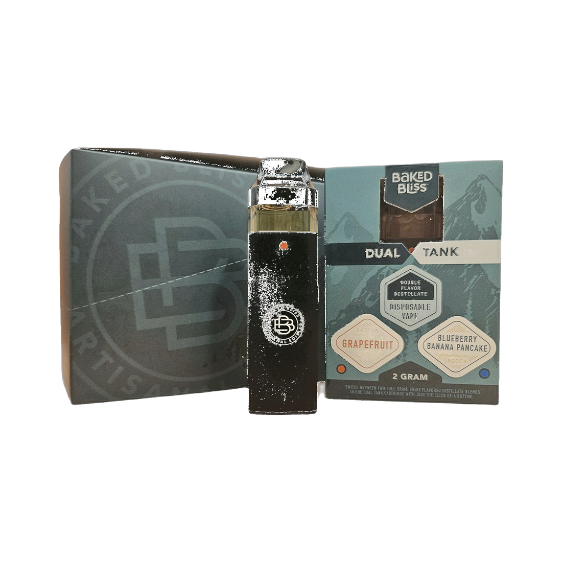 Baked Bliss - 2G Dual tank DISPO - Assorted Flavors