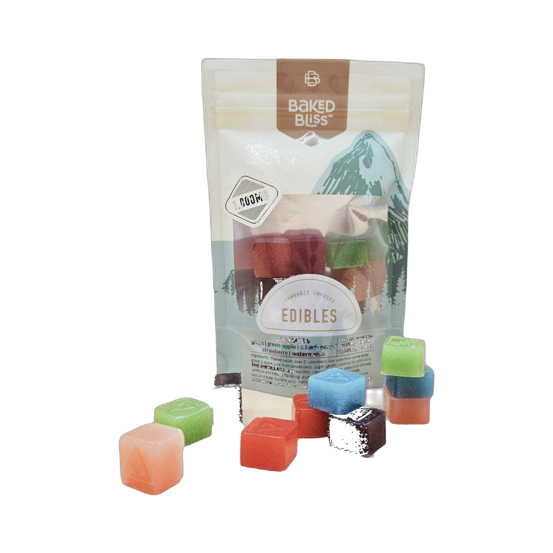 Baked Bliss - 300/3000mg Gummies- (H- S- I)- Assorted flavors
