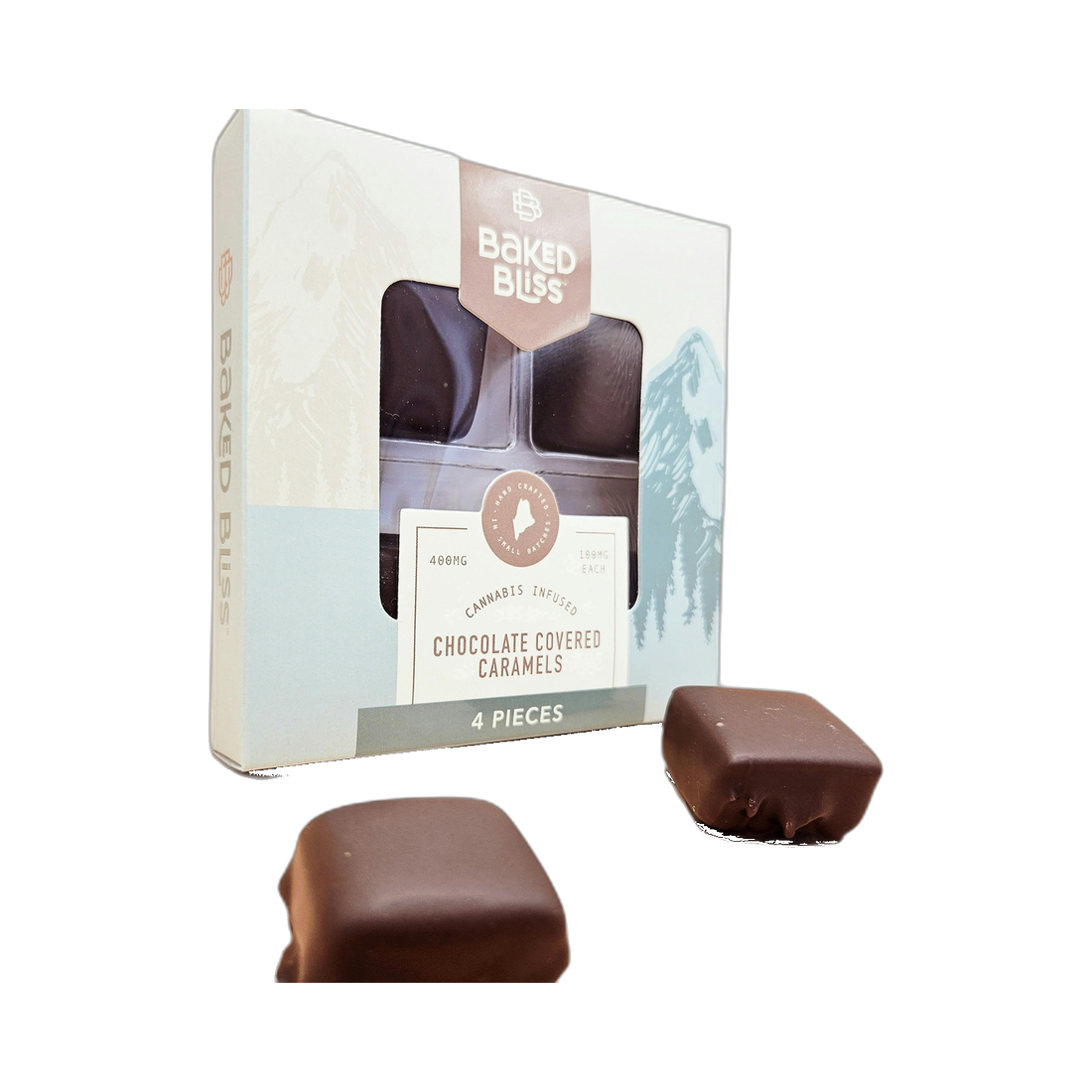 Baked Bliss-400mg Chocolate Covered Caramels