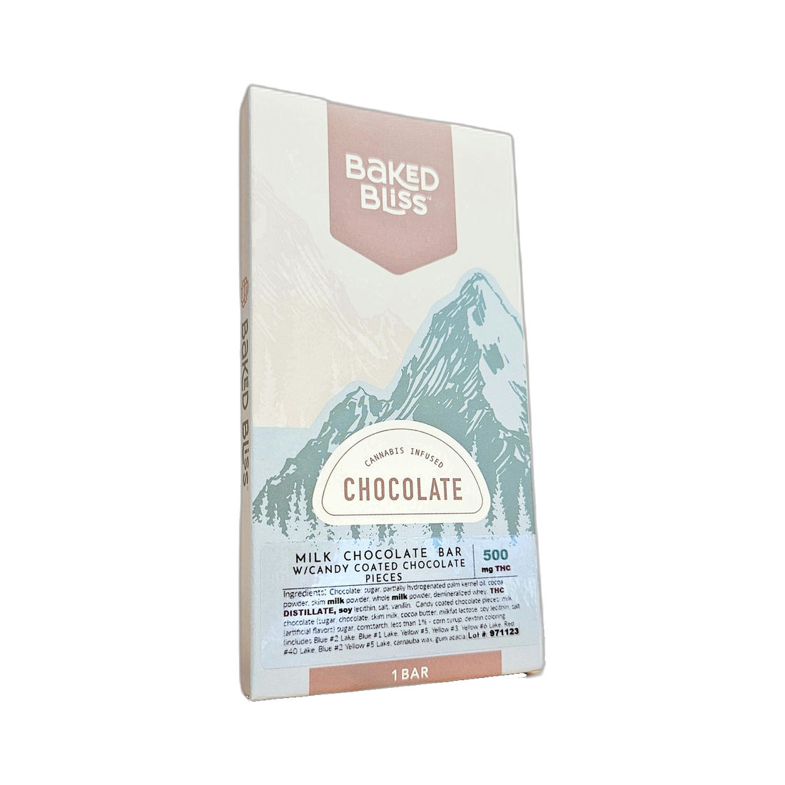 Baked Bliss - 500mg - Chocolate Bar - Assorted Flavors