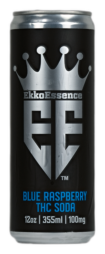 Ekko - 100mg Blue Raspberry THC Soda