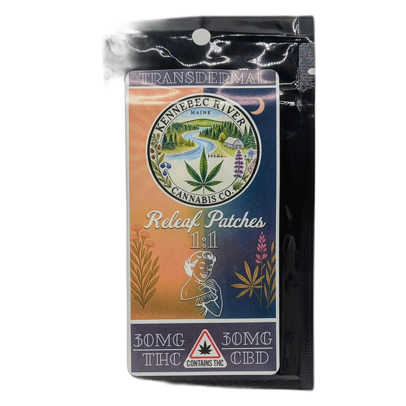 Kennebec Can- PATCHES - 1:1 30mg THC / 30mg CBD