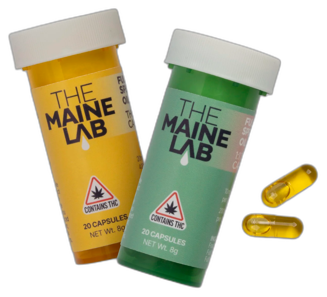 The maine lab - 1200mg - THC:CBD 1:1