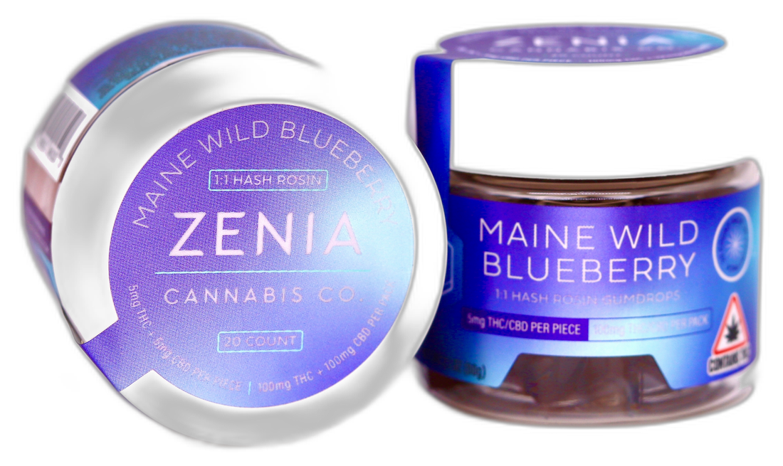 Maine Wild Blueberry Gumdrop - 100MG